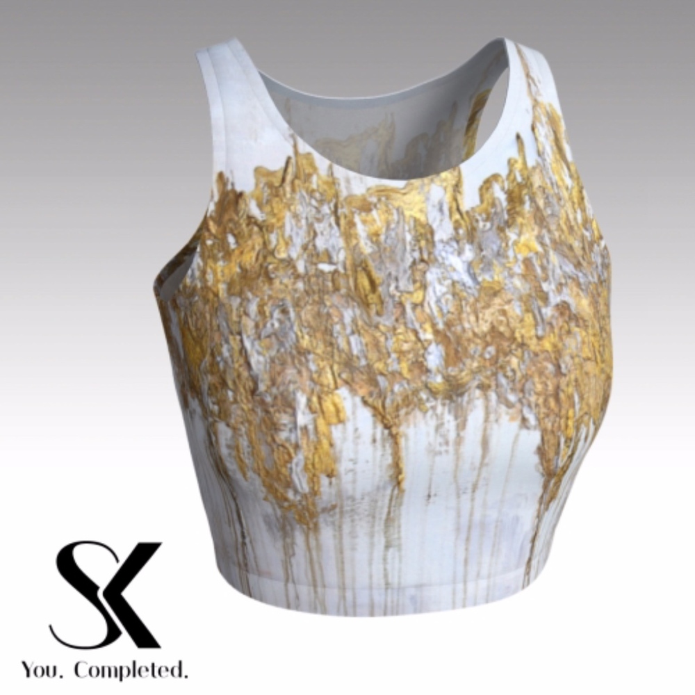 *BNWT* SK Design Athletic Crop Top